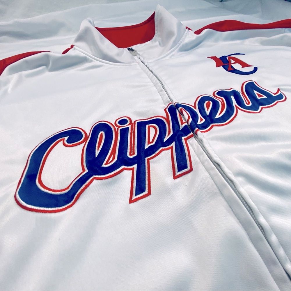 NBA Majestic Los Angeles Clippers Full Zip Jacket - Discounted Shipping Cost!